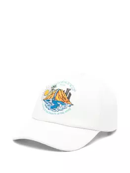 Casablanca хлопковая кепка, белый