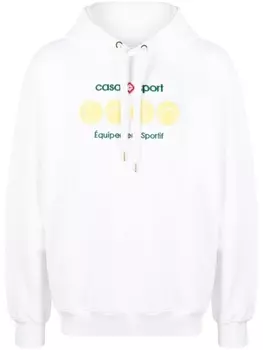 Casablanca худи Casa Sport Tennis Balls, белый