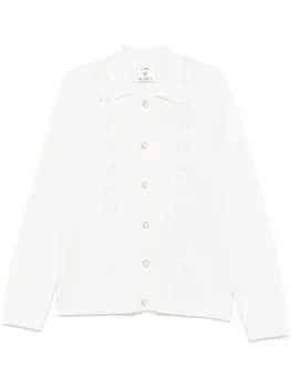 Casablanca кардиган с искусственным жемчугом, нейтральный