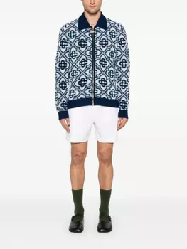 Casablanca кардиган с монограммой, серый