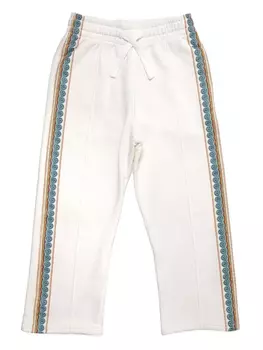 CASABLANCA KIDS спортивные брюки с эластичным поясом, белый