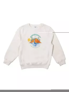 CASABLANCA KIDS толстовка Oasis, белый