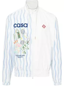 Casablanca легкая куртка Equipement Sportif, белый