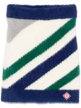 Casablanca полосатая юбка, белый