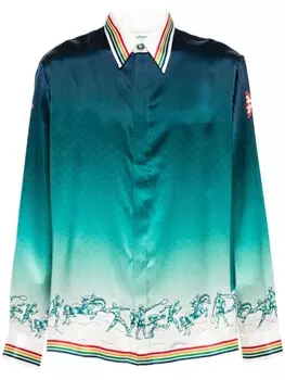 Casablanca рубашка La Deesse Du Stade, синий