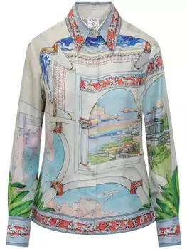 Casablanca рубашка Le Passage, белый