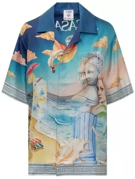 Casablanca рубашка Le Plongeon, синий