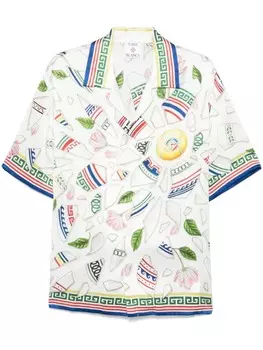 Casablanca рубашка Le Vase Brise, белый