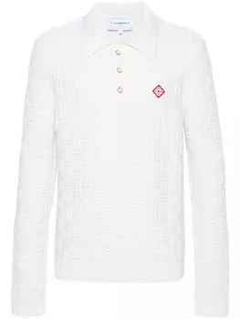 Casablanca рубашка поло Column, белый