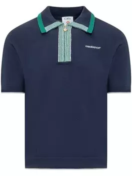 Casablanca рубашка поло Tennis, синий