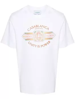 Casablanca рубашка Unity Is Power, белый