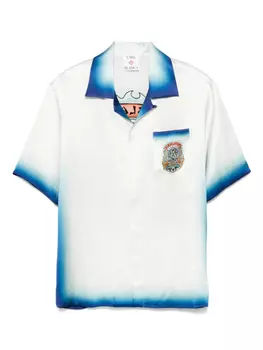 Casablanca шелковая рубашка, белый