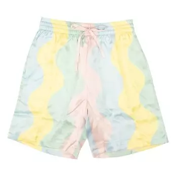 Casablanca Шелковые пастельные шорты Casa Shell Wave, Многоцветный