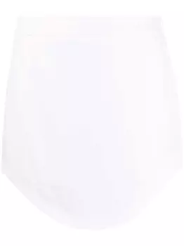Casablanca шерстяная юбка, белый