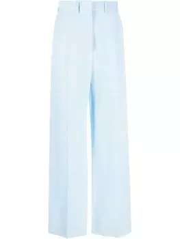 Casablanca широкие брюки с завышенной талией, синий