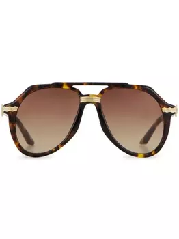 Casablanca солнцезащитные очки-пилоты Rajio, золотистый