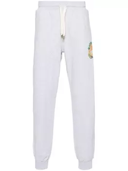 Casablanca спортивные брюки Triomphe D'Orange из органического хлопка, серый