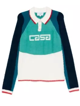 Casablanca свитер с логотипом, синий