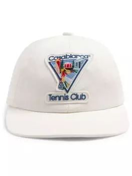Casablanca Tennis Club Icon baseball cap, белый