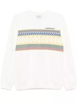 Casablanca толстовка Les Anneaux, белый