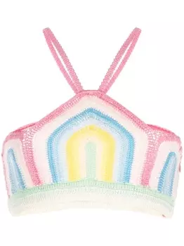 Casablanca укороченный топ, разноцветный