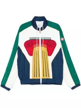 Casablanca ветровка с вышивкой, синий