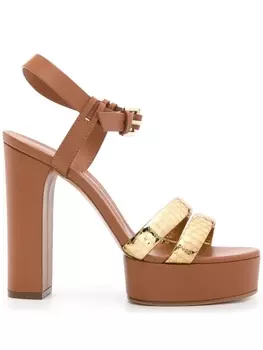 Casadei босоножки Atomium Betty 120, золотистый