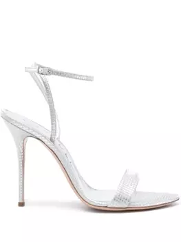 Casadei босоножки Blade 120, серебристый