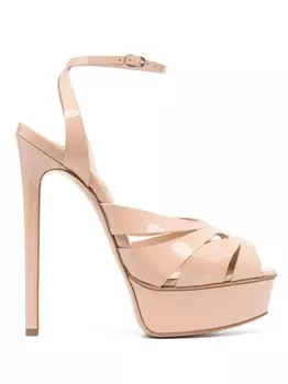 Casadei босоножки Flora Tiffany 140, нейтральный цвет