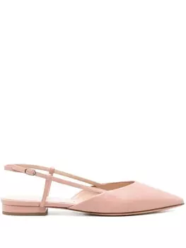 Casadei босоножки с заостренным носком, розовый