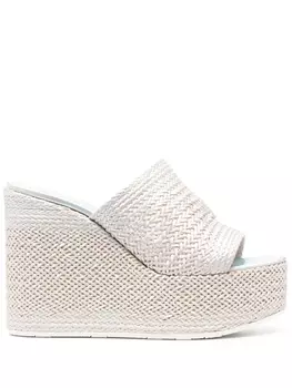 Casadei босоножки Twiga 120 на платформе, серый