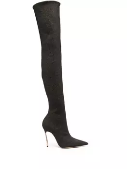 Casadei ботфорты Super Blade 110, черный