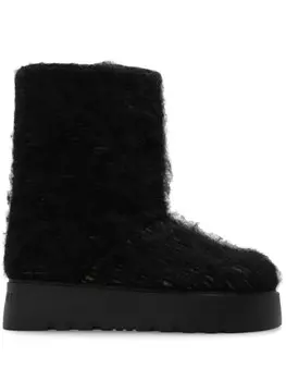 Casadei ботильоны Homing Ale на платформе, черный