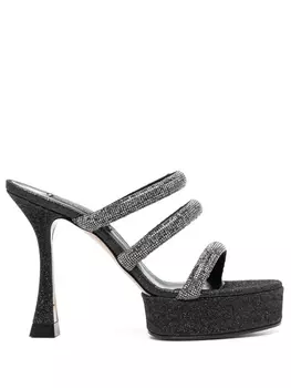 Casadei декорированные мюли, черный