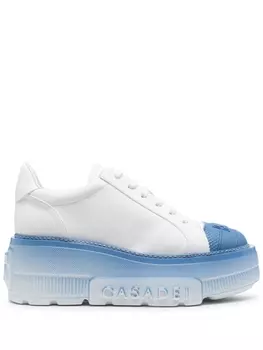 Casadei кеды Nexus на платформе, белый