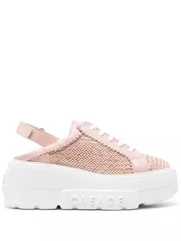 Casadei кроссовки Hanoi с ремешком на пятке, розовый