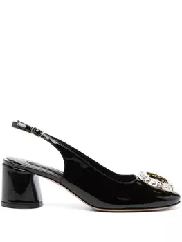 Casadei лакированные туфли, черный