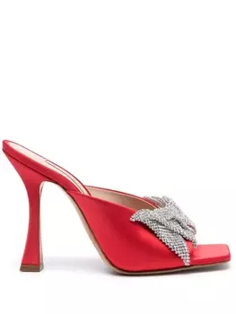 Casadei мюли Butterfly Geraldine 100, красный