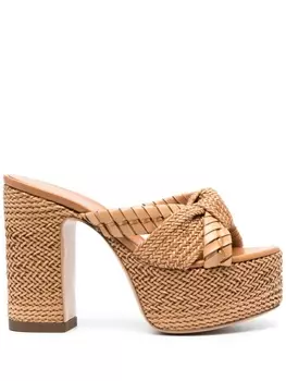 Casadei мюли Formentera 130, нейтральный цвет