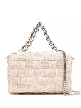 Casadei плетеная сумка на плечо Hanoi, нейтральный цвет
