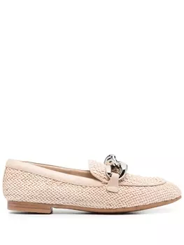 Casadei плетеные лоферы Hanoi, розовый