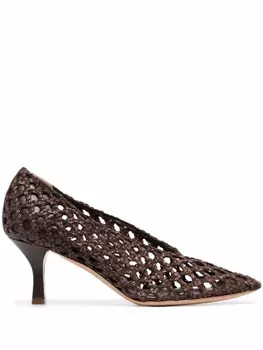Casadei плетеные туфли Versilia, коричневый