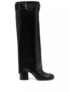Casadei сапоги Cleo 70 с пряжкой, черный