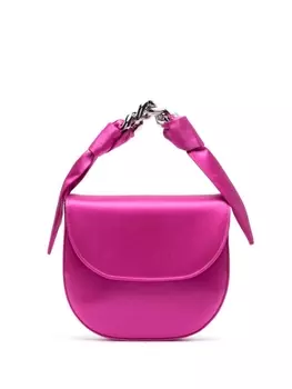 Casadei шелковая сумка-тоут с узлом, розовый