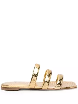 Casadei шлепанцы Atomium, золотистый