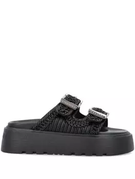 Casadei шлепанцы Birky Ale, черный