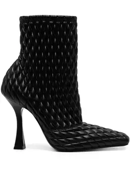 Casadei стеганые ботильоны Geraldine Dome, черный