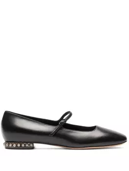 Casadei туфли-балетки Galaxy, черный