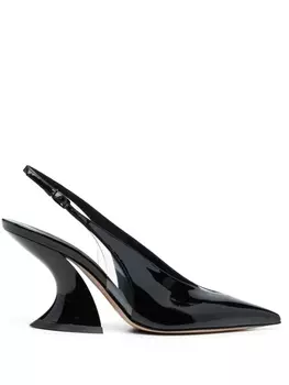 Casadei туфли Elodie Tiffany с заостренным носком, черный