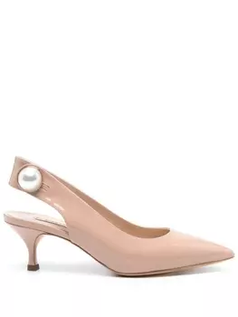 Casadei туфли Julia 70, нейтральный цвет